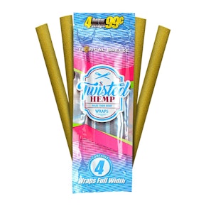Tropical Breeze | Hemp Wraps | 4 pack | Twisted