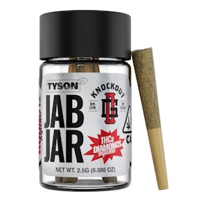 Tyson - 5-Pack Knockout OG - Round 12 Infused Diamond Infused Pre-Rolls -Tyson 2.0