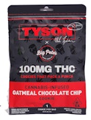 Tyson Oatmeal Chocolate Chip Extra Strength Indica 100mg Single Cookie - Big Pete's
