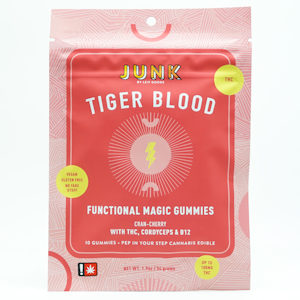 JUNK - Junk Tiger Blood THC Gummy 10pk 100mg