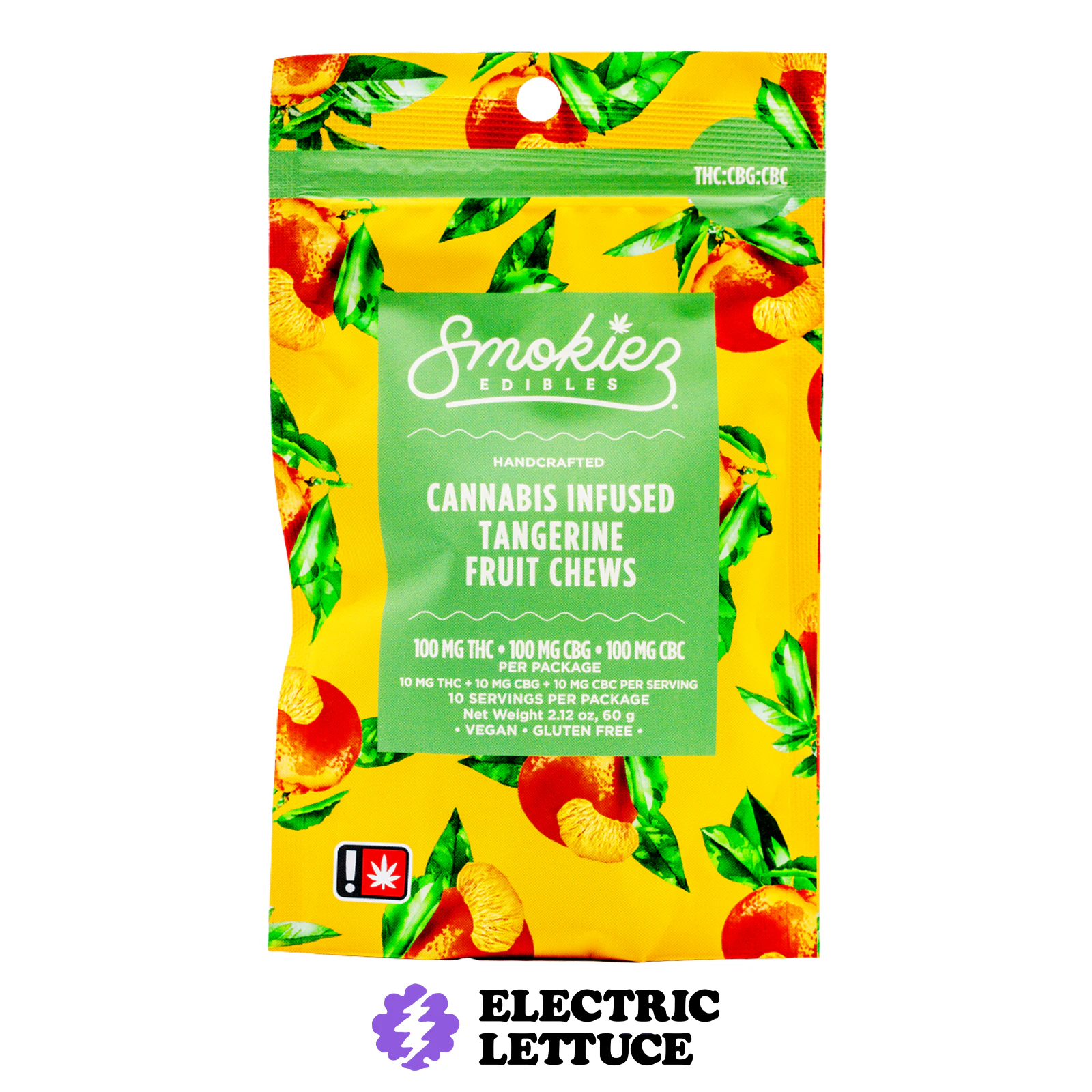 SMOKIEZ - Smokiez Tangerine 1:1:1 CBC:CBG:THC 10pk Main Image