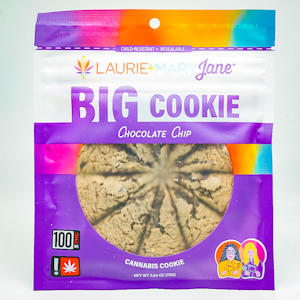 LAURIE + MARYJANE - Laurie + Mary Jane Big Cookie Chocolate Chip 100mg