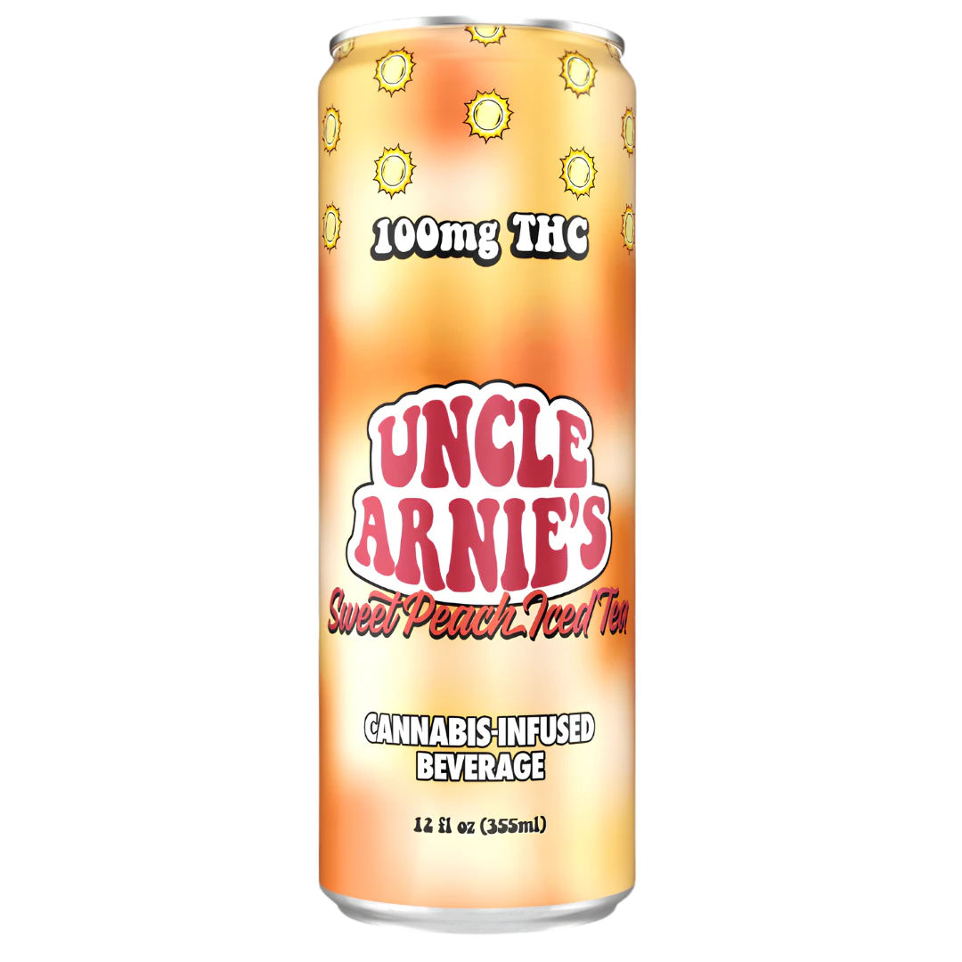 Uncle Arnies - Uncle Arnie's - 100mg Can - Sweet Peach Iced Tea Main Image