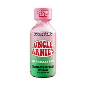 UNCLE ARNIES - [Uncle Arnie's] THC Shot - 100mg - Strawberry Kiwi (H)