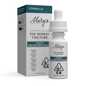 MARY'S MEDICINALS - Formula Tincture - 4:4:2:1:1CBG:CBD:CBN:THCa:THC - Mary's Medicinals