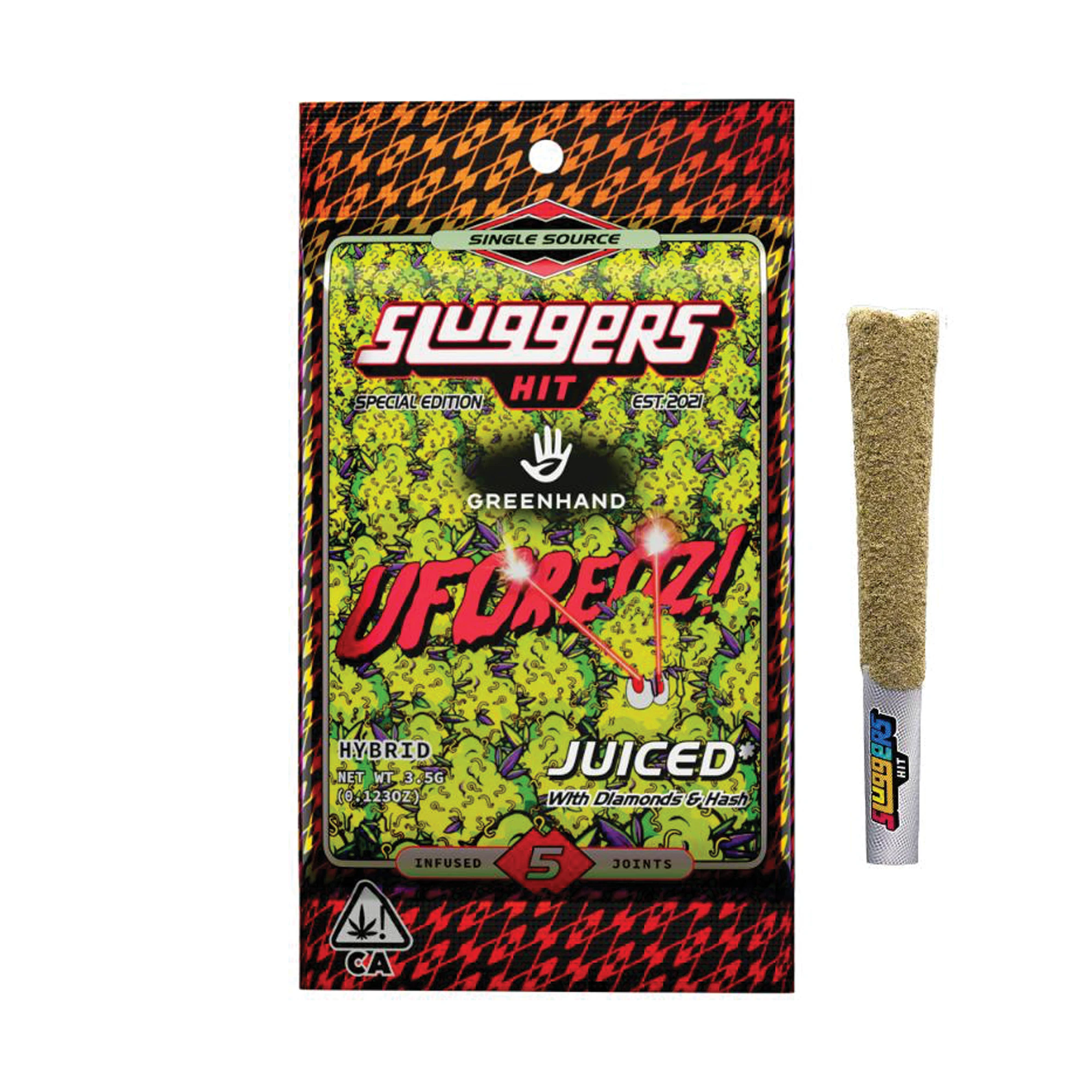 Sluggers - Sluggers Infused 5pk Prerolls 3.5g UFOreoz Main Image