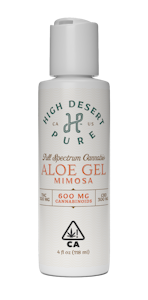HIGH DESERT PURE - High Desert Pure Mimosa 1:1 CBD:THC Aloe Gel 600mg
