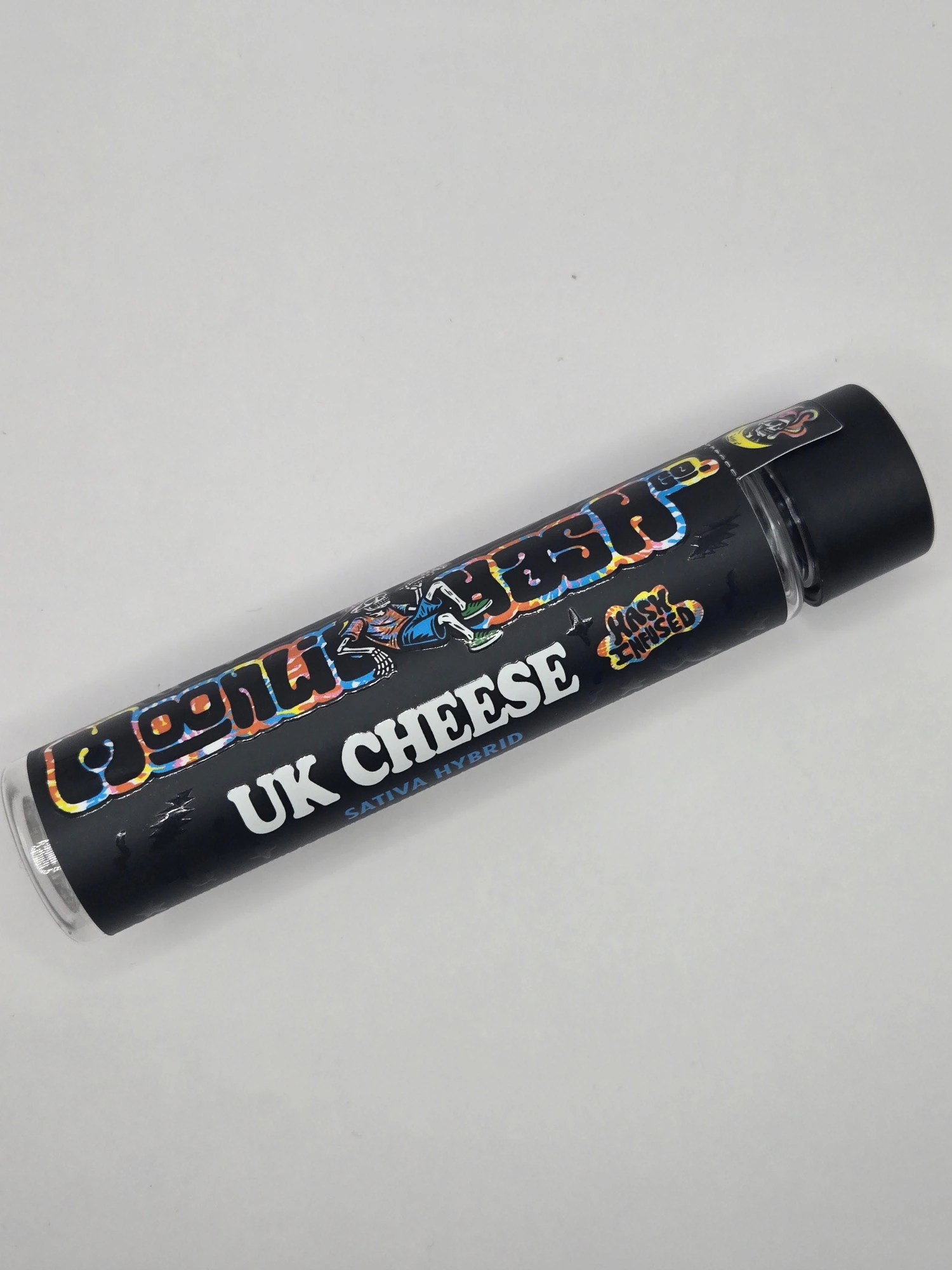 MoonLit Hash Co - Moonlit Hash Co - UK Cheese - 54.39% THC - Dry Sift Hash Infused - 1.2g - Pre Roll Main Image