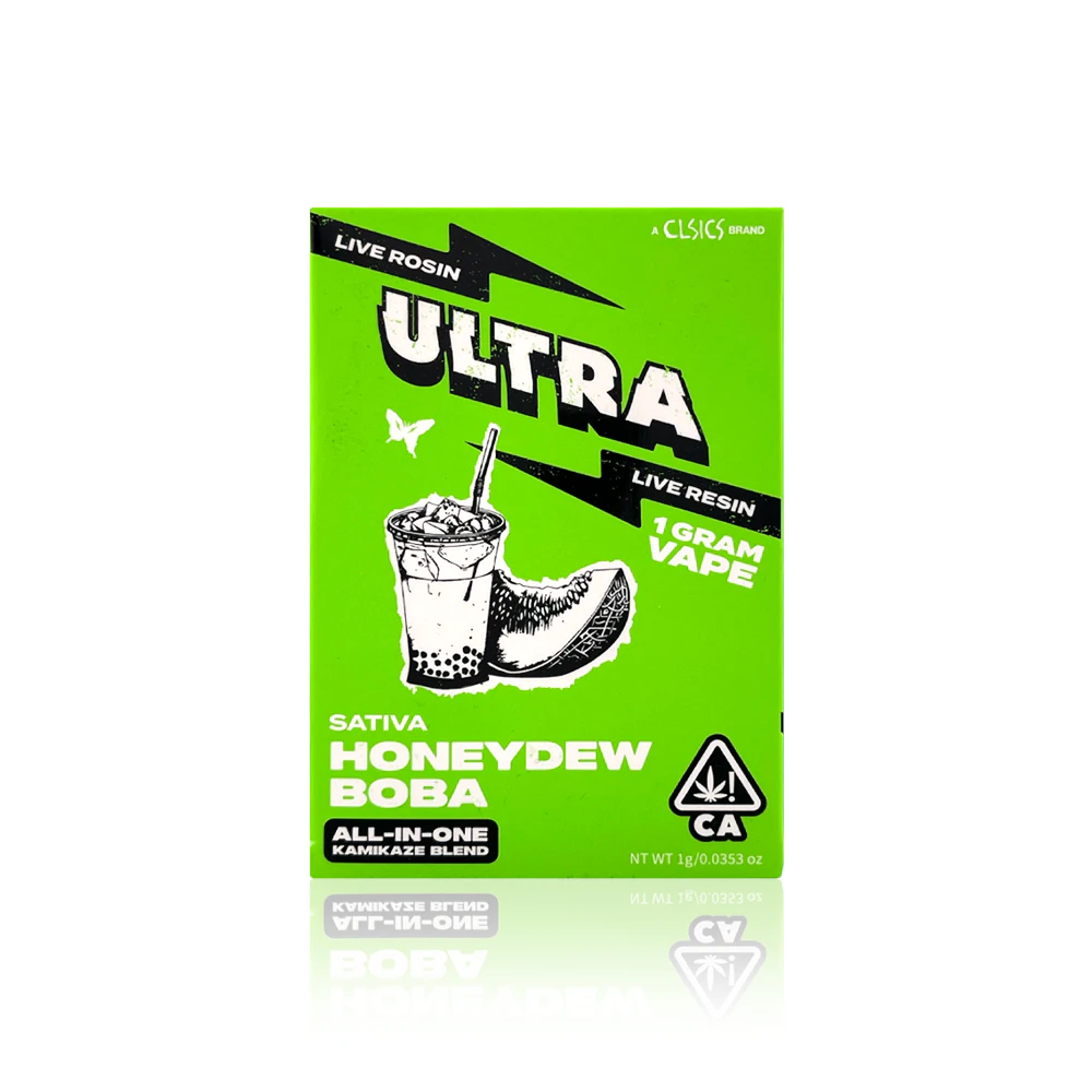 Ultra - ULTRA - All in one - Honeydew Boba - Live Rosin/Live Resin - 1G Main Image