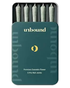 Unbound | 0.5g Pre-Roll (5pk) | Frosted Runtz