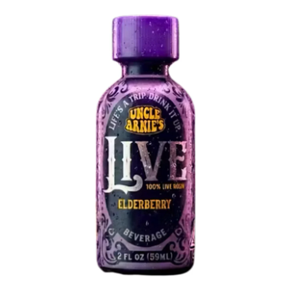 Uncle Arnies - Uncle Arnie's | Elderberry | Live Rosin Beverage | 100mg Main Image