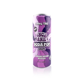 UNCLE ARNIE'S - Drink - Grape Soda - 12OZ - 100MG