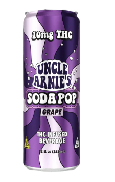 Uncle Arnies - Uncle Arnie's | Grape Soda | 10mg THC Beverage Main Image