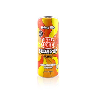 UNCLE ARNIE'S - UNCLE ARNIES - Drink - Orange Soda - 12oz - 100MG