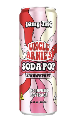 Uncle Arnies - Uncle Arnie's | Strawberry Soda | 10mg THC Beverage Main Image