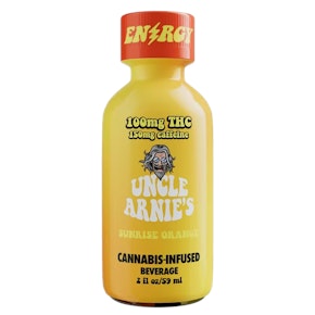 Uncle Arnie's | Beverage | THC & Caffeine | Sunrise Orange | 2oz | 100mg
