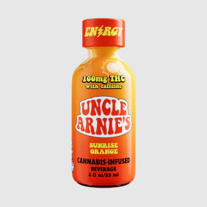 Uncle Arnies - Uncle Arnie's Sunrise Orange Energy Beverage 2oz 100mg Caffeinated