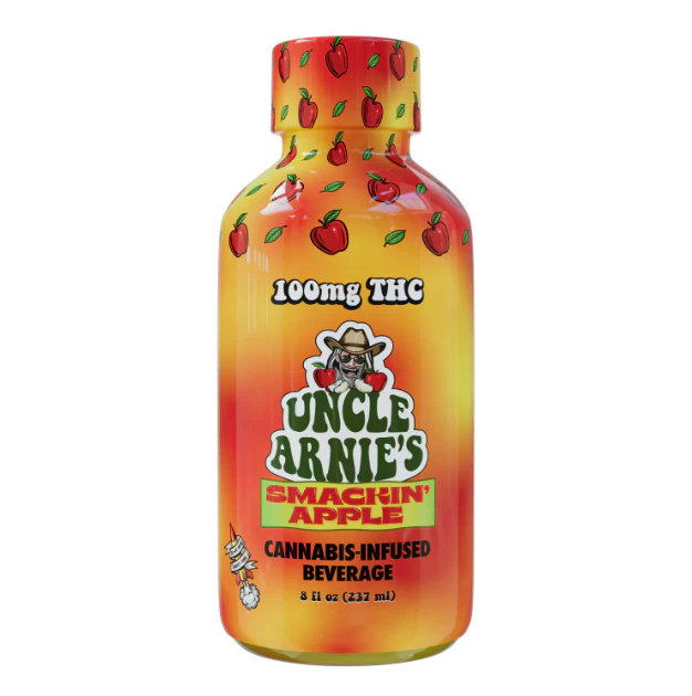 Uncle Arnies - Uncle Arnie's Smackin Apple Beverage 8oz 100mg Main Image