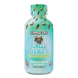 UNCLE ARNIE'S - Uncle Arnie's Pineapple Punch Beverage 8oz 100mg