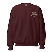 Suncrafted Unisex Crew Neck Sweatshirt - Maroon - HHG