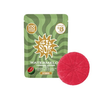 SMOAKLAND - El Sol Gummy - Watermelon 100mg