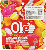 Passion Orange Guava 100mg Distillate Single Gummy - Ole' 4 Fingers