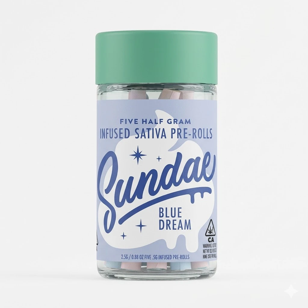 Sundae - Sundae - Preroll - Infused - Blue Dream - 5pk Main Image