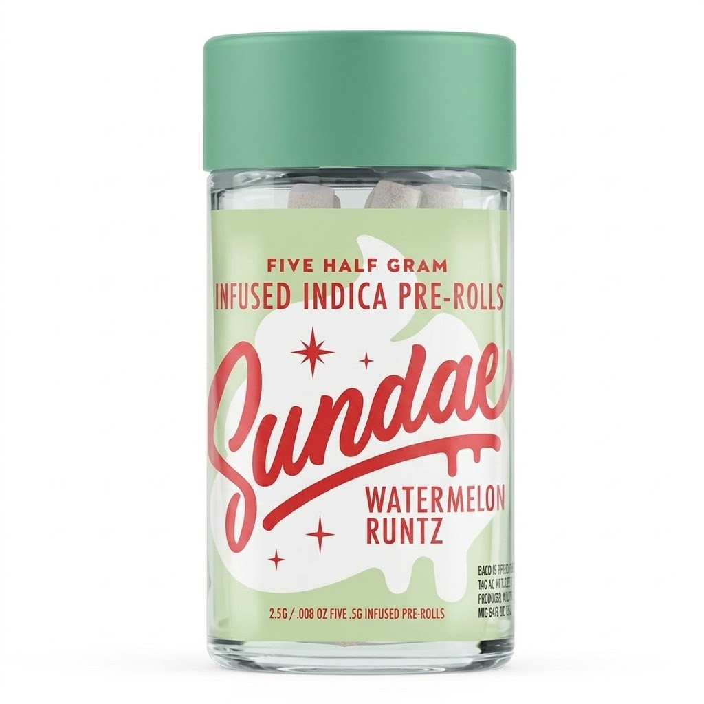 Sundae - Preroll - Infused - Watermelon Runtz - 5pk