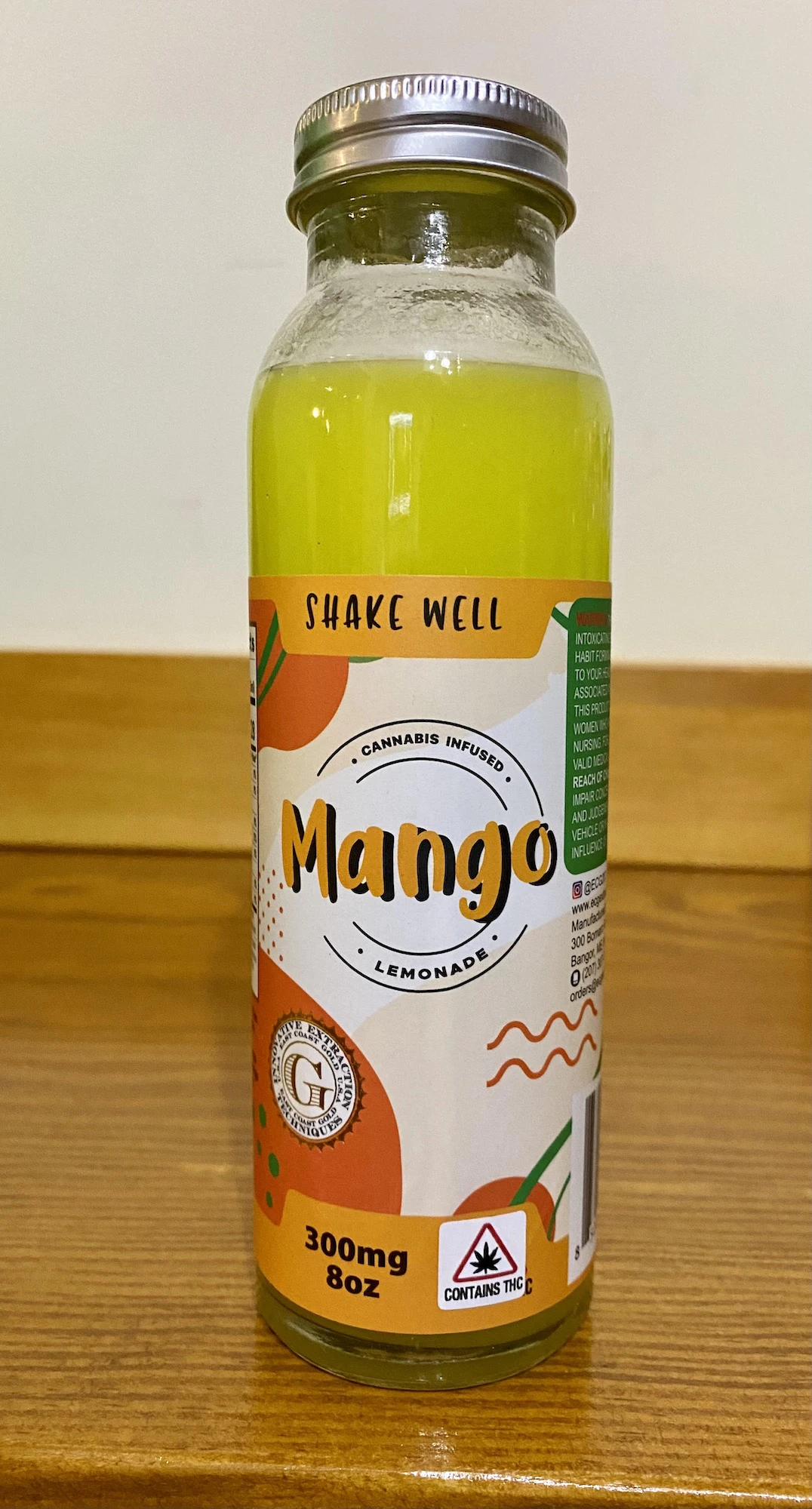 NO BRAND - 300mg Drink | East Coast Gold | Mango Lemonade Main Image