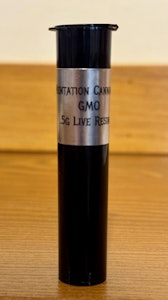 NO BRAND - GMO | Live Resin Vape Cartridge .5g | Mentation