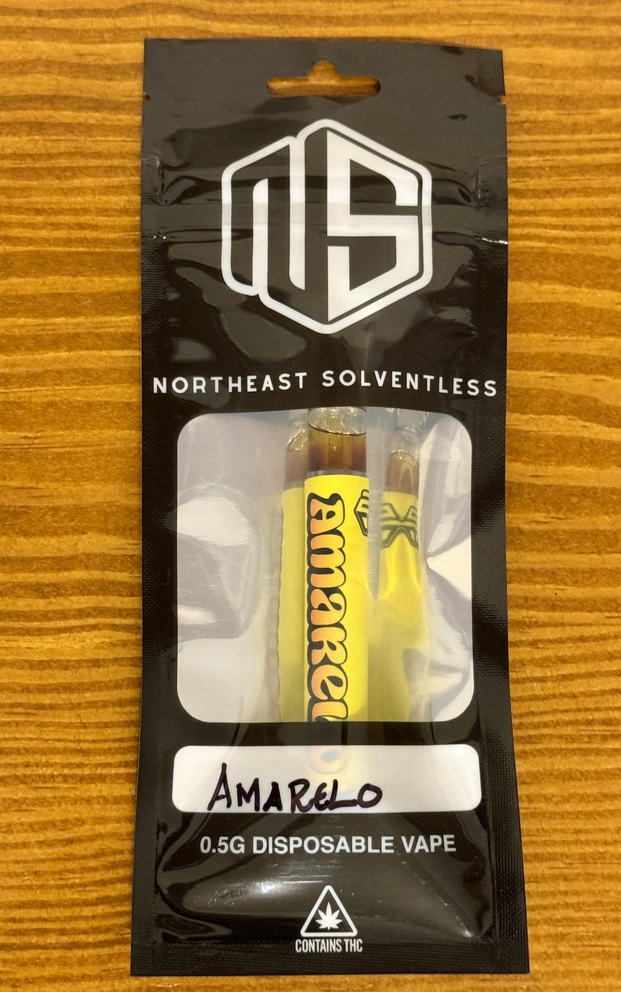 NO BRAND - Amarelo | Disposable Live Rosin Vape Cartridge | Northeastern Solventless Main Image