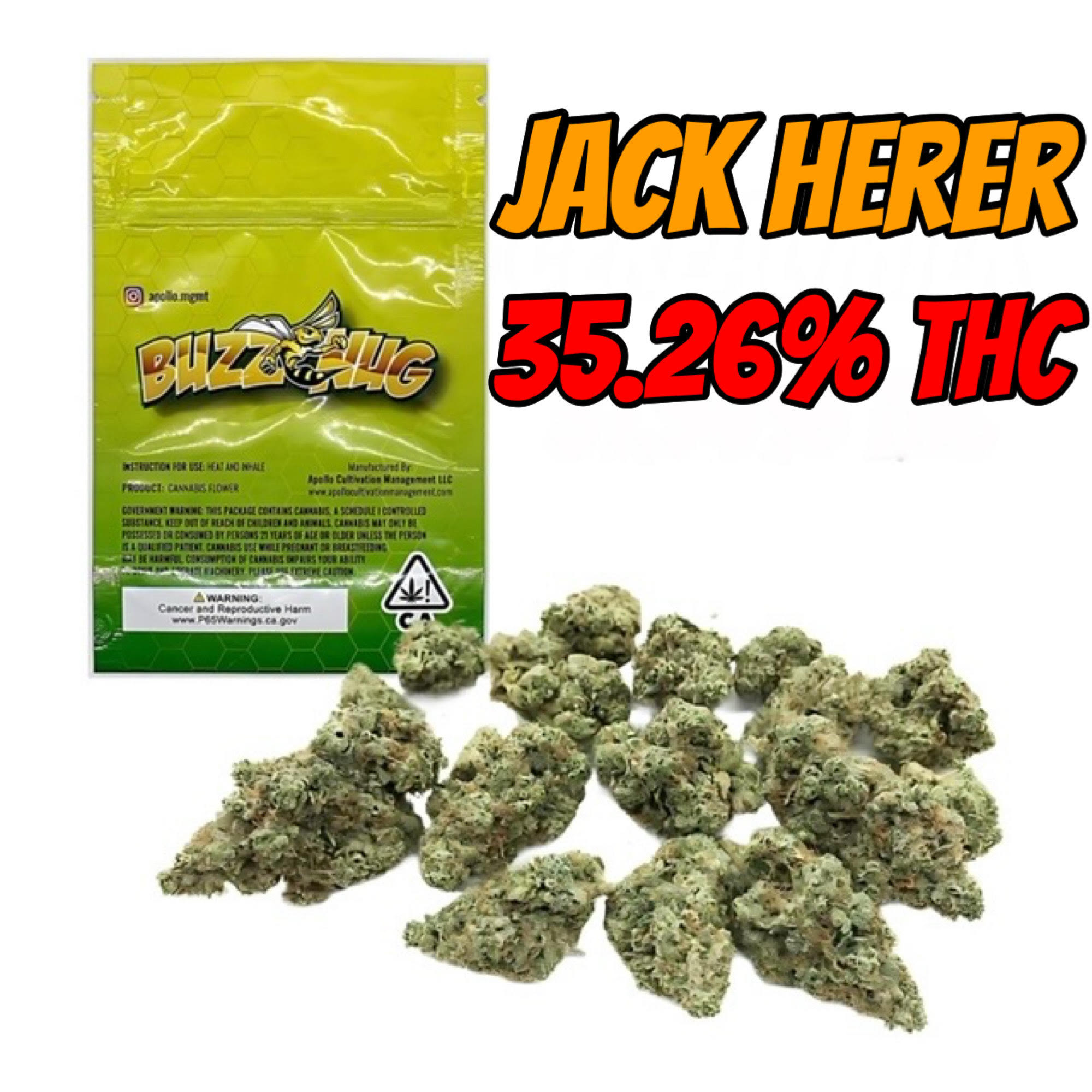 Jack Herer 1oz - Best Cannabis Delivery In Town - EG Orga