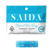 Saida Tropical Blue Razz (S) Edibles 100mg