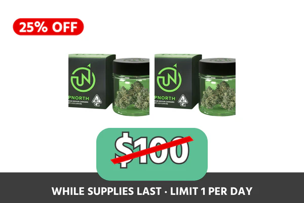 UpNorth - UpNorth Indica 8th Duo Bundle | Granddaddy Purple 3.5g + NF1 3.5g | UpNorth Main Image