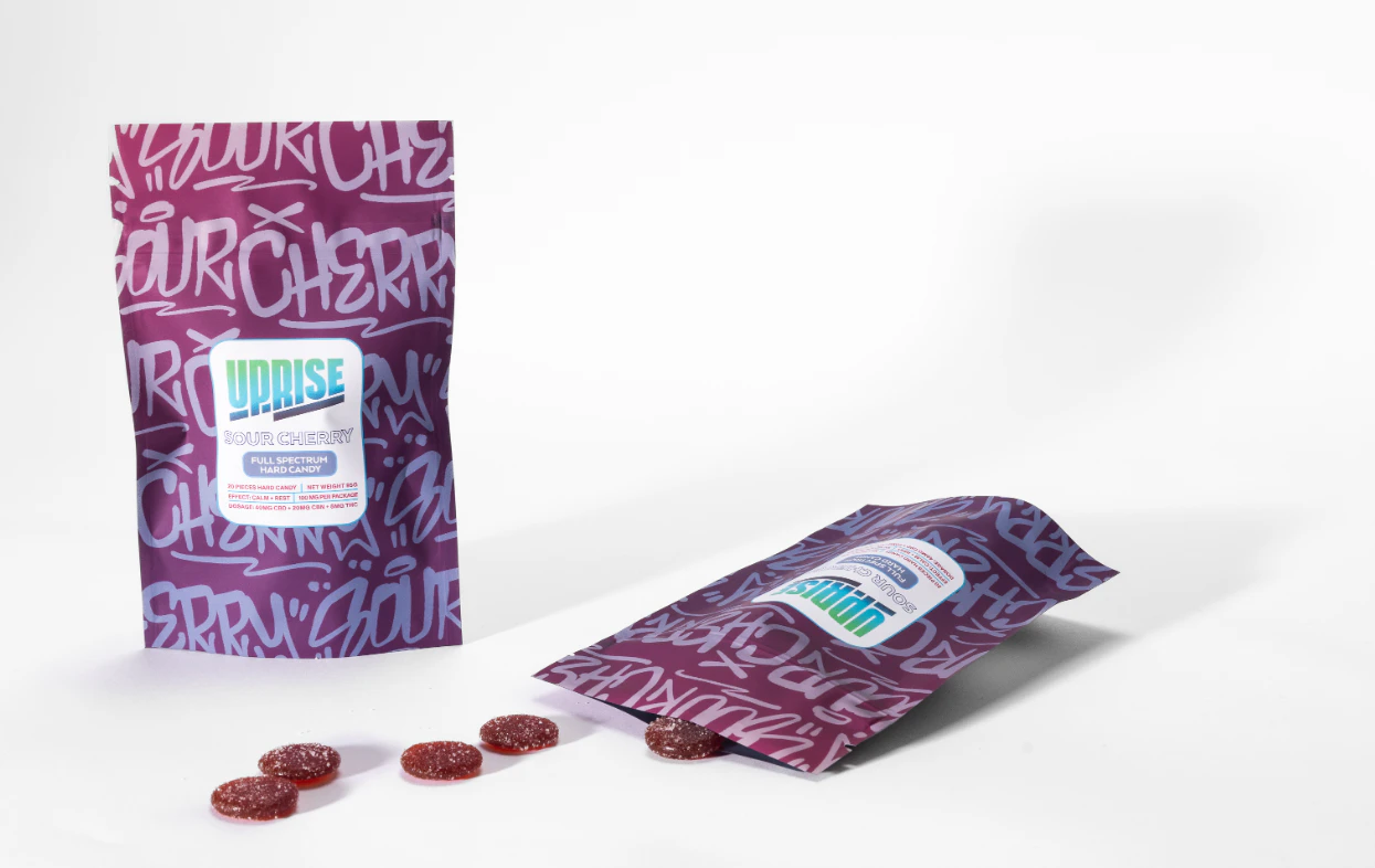 UPRISE - Sour Cherry Full Spectrum 20pk Hard Candies - 100mg Main Image