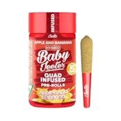 Baby Jeeter Apples & Bananas (H) Rosin Infused Preroll 5pk 2.5g
