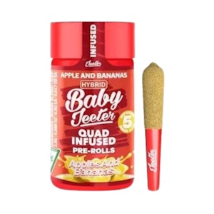 JEETER - Baby Jeeter Apples & Bananas (H) Rosin Infused Preroll 5pk 2.5g