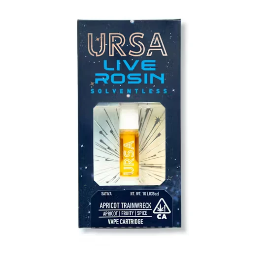 URSA - URSA Apricot Trainwreck Live Rosin Cart 1g Main Image