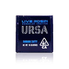 URSA - Concentrate - Banana Taffy - Live Rosin - 1G