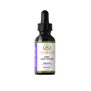 Kokoro Way - Kokoro Way 500mg CBD Isolate Tincture THC FREE (Unflavored)