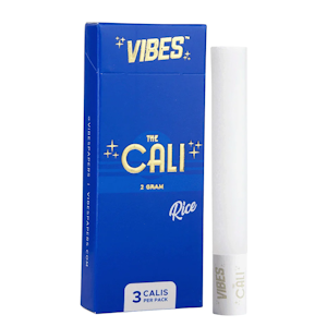 VIBES PAPERS - THE CALI BY VIBES™ RICE 2 GRAM BOX - 3 Cones Per Pack
