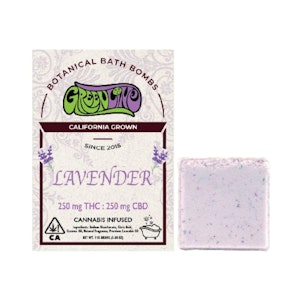 Greenline - Greenline Lavender Bath Bomb 1:1 Thc: 2 (C) Topicals 250mg