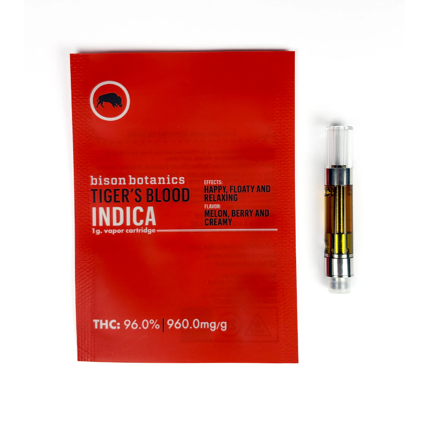 Bison Botanics - Bison Botanics - Tiger's Blood - 510 Cart - 1g Main Image