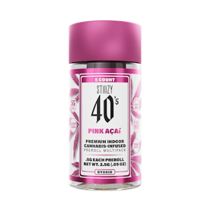 STIIIZY - Stiiizy - 5pk Infused Prerolls - Pink Acai