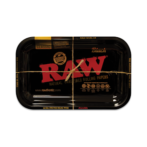 RAW - SMALL BLACK ROLLING TRAY - RAW