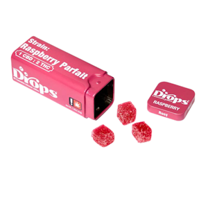 DROPS - Drops Raspberry 1:2 Gummy 20pk 100mg