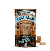 Lost Farm - Vanilla Latte x Cereal Milk - 100mg THC Live Rosin Taffy Chews - 10pk