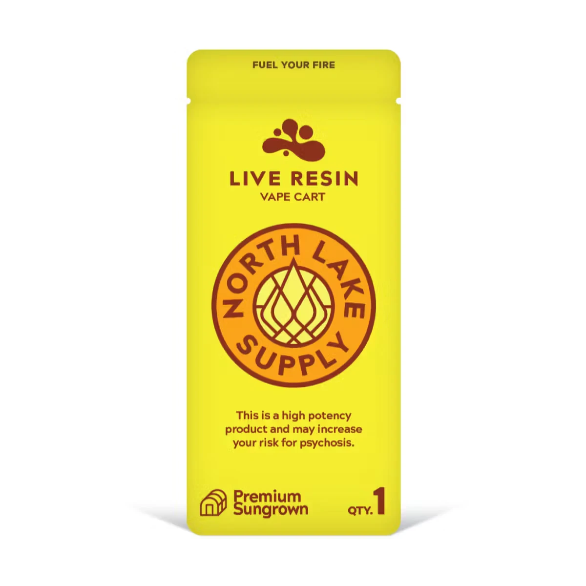 North Lake Supply - The Scrambler Live Resin Cartridge 1g Main Image