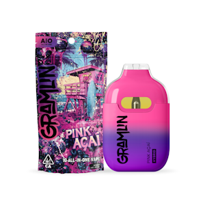 GRAMLIN - 1g Gramlin All-In-One Vape - Pink Acai 88%