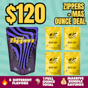 Zippers + Mas 28g deal